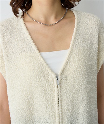 anyfee 【anyfee/大きいサイズ】ダブルジップVネックベスト(2026SS)_subthumb_13