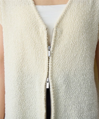 anyfee 【anyfee/大きいサイズ】ダブルジップVネックベスト(2026SS)_subthumb_16