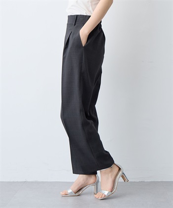 anyfee 【anyfee/大きいサイズ】リネン調テーパードパンツ《接触冷感 ・UVカット・イージーケア 》_subthumb_10