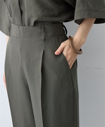 anyfee 【anyfee/大きいサイズ】リネン調テーパードパンツ《接触冷感 ・UVカット・イージーケア 》_subthumb_13