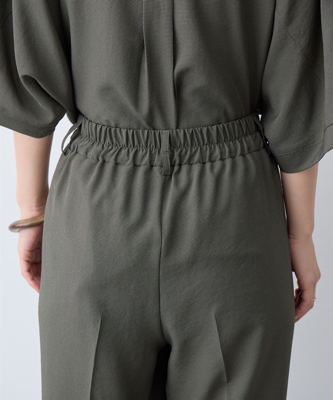 anyfee 【anyfee/大きいサイズ】リネン調テーパードパンツ《接触冷感 ・UVカット・イージーケア 》_sub_14