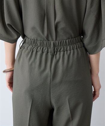 anyfee 【anyfee/大きいサイズ】リネン調テーパードパンツ《接触冷感 ・UVカット・イージーケア 》_subthumb_14