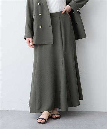 anyfee 【anyfee/大きいサイズ】リネン調マーメイドスカート《接触冷感 ・UVカット・イージーケア 》_subthumb_3