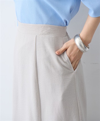 anyfee 【anyfee/大きいサイズ】リネン調マーメイドスカート《接触冷感 ・UVカット・イージーケア 》_subthumb_11