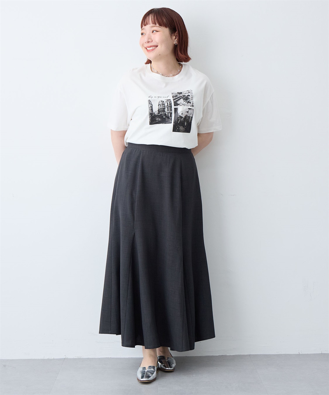 anyfee 【anyfee/大きいサイズ】リネン調マーメイドスカート《接触冷感 ・UVカット・イージーケア 》_sub_14