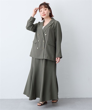 anyfee 【anyfee/大きいサイズ】リネン調マーメイドスカート《接触冷感 ・UVカット・イージーケア 》_subthumb_18