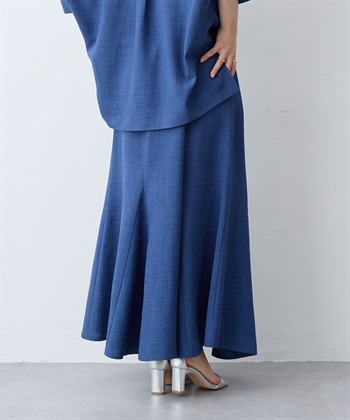 anyfee 【anyfee/大きいサイズ】リネン調マーメイドスカート《接触冷感 ・UVカット・イージーケア 》_subthumb_22