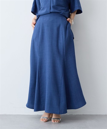 anyfee 【anyfee/大きいサイズ】リネン調マーメイドスカート《接触冷感 ・UVカット・イージーケア 》_subthumb_23