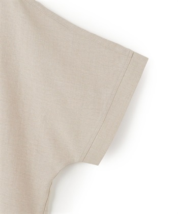 anyfee 【anyfee/大きいサイズ】リネン調ジップ付Tブラウス《接触冷感 ・UVカット・イージーケア 》_subthumb_27