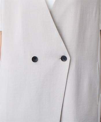 anyfee 【anyfee/大きいサイズ】リネン調ジレ/ベスト《接触冷感 ・UVカット・イージーケア 》（2026SS）_subthumb_14