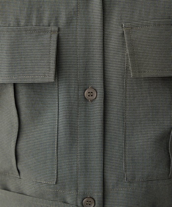 anyfee 【anyfee/大きいサイズ】リネン調サファリシャツワンピース《接触冷感 ・UVカット・イージーケア 》_subthumb_21