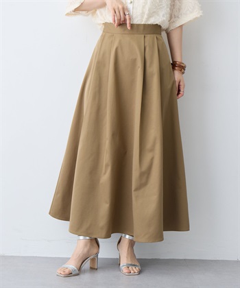 anyfee 【anyfee/大きいサイズ】タックフレアスカート（2026SS）_subthumb_2