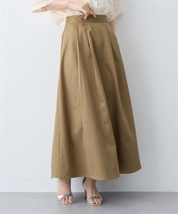 anyfee 【anyfee/大きいサイズ】タックフレアスカート（2026SS）_subthumb_3