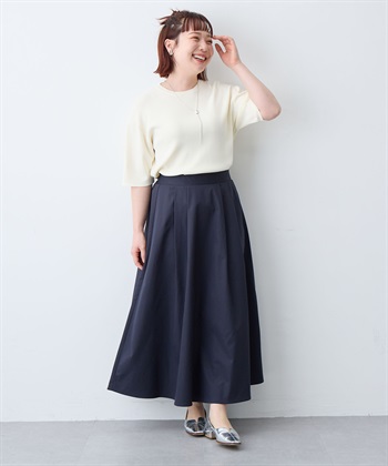 anyfee 【anyfee/大きいサイズ】タックフレアスカート（2026SS）_subthumb_20