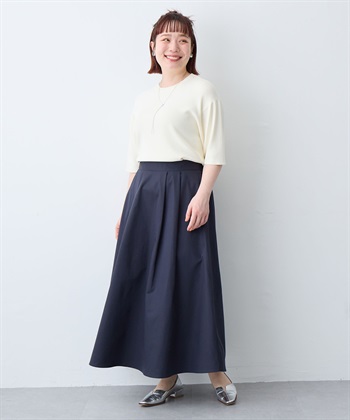 anyfee 【anyfee/大きいサイズ】タックフレアスカート（2026SS）_subthumb_23