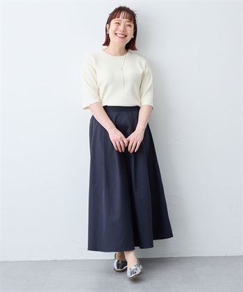 anyfee 【anyfee/大きいサイズ】タックフレアスカート（2026SS）_subthumb_24