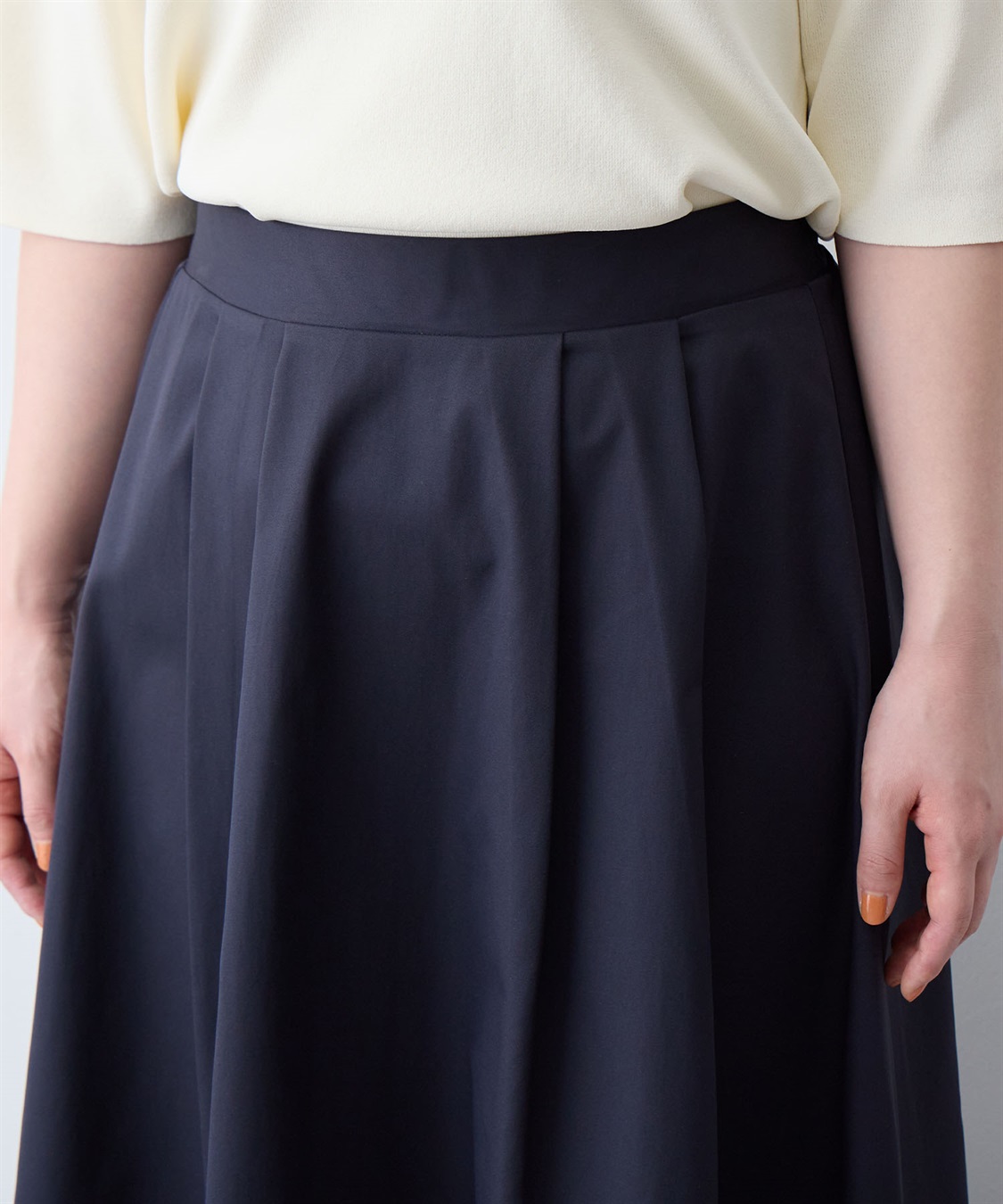 anyfee 【anyfee/大きいサイズ】タックフレアスカート（2026SS）_sub_25