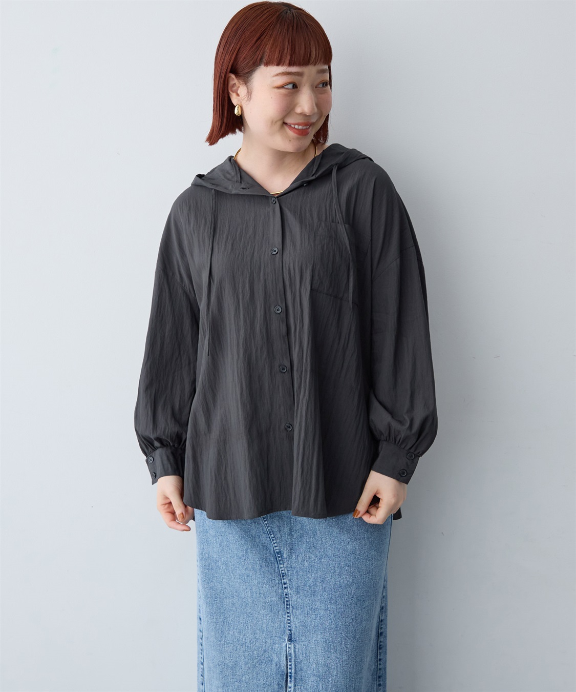 anyfee 【anyfee/大きいサイズ】フード付きシャツ（2026SS）_sub_10