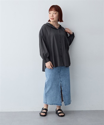 anyfee 【anyfee/大きいサイズ】フード付きシャツ（2026SS）_subthumb_16