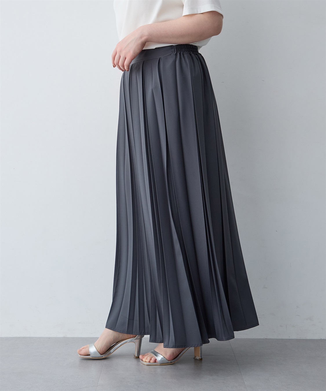 anyfee 【anyfee/大きいサイズ】贅沢プリーツスカート_sub_14