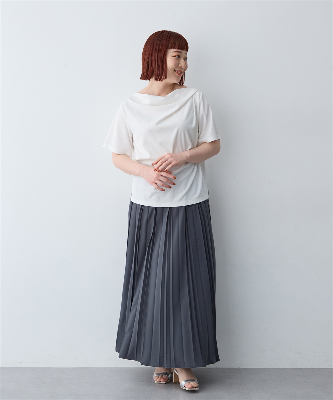 anyfee 【anyfee/大きいサイズ】贅沢プリーツスカート_sub_19