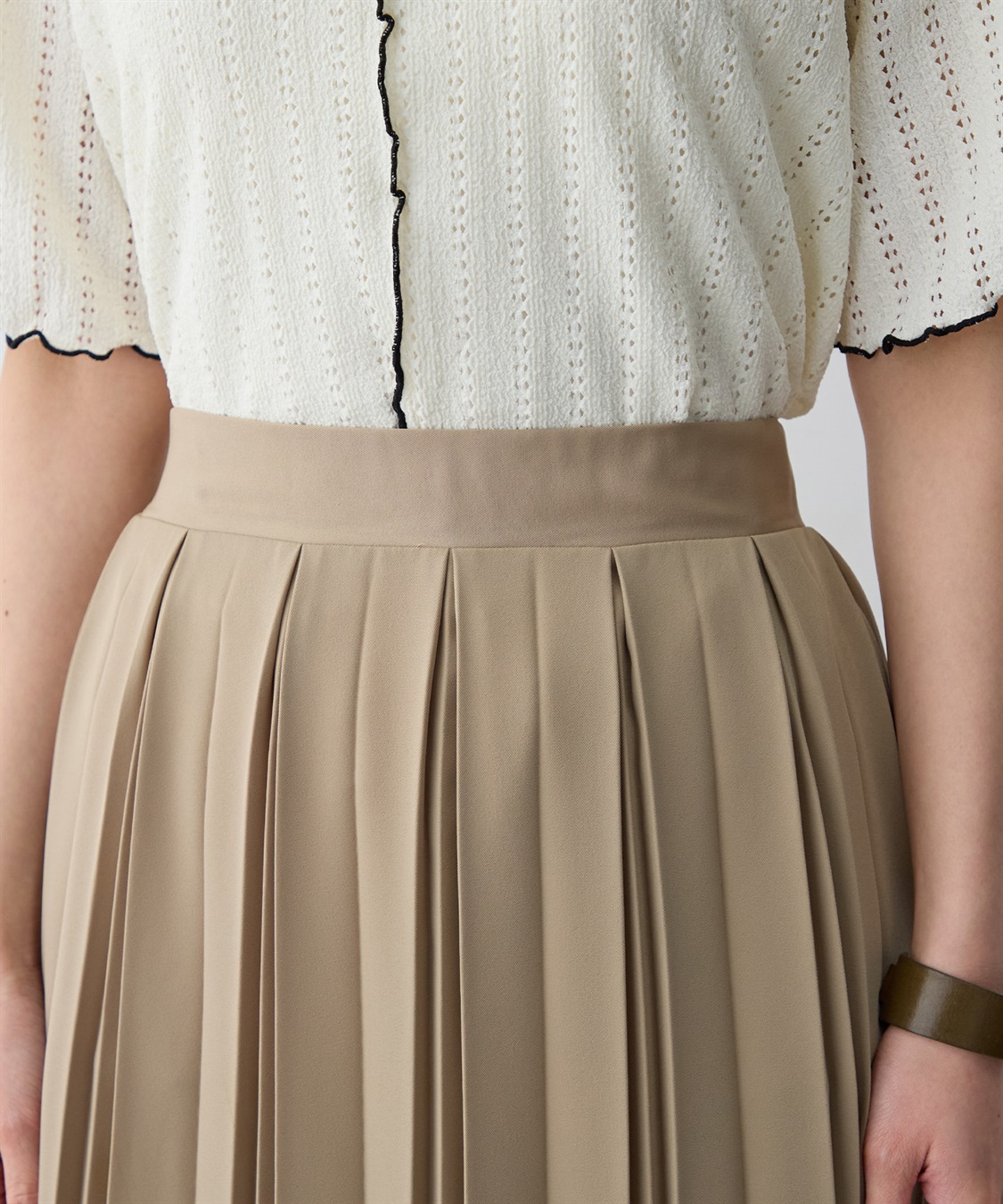 anyfee 【anyfee/大きいサイズ】贅沢プリーツスカート_sub_23