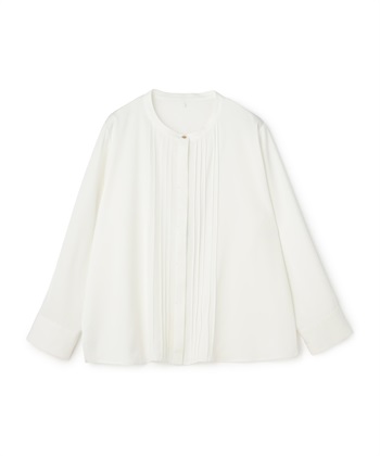 anyfee 【anyfee/大きいサイズ】ピーチサテン風ピンタックブラウス《セレモニー/オケージョン》_subthumb_20