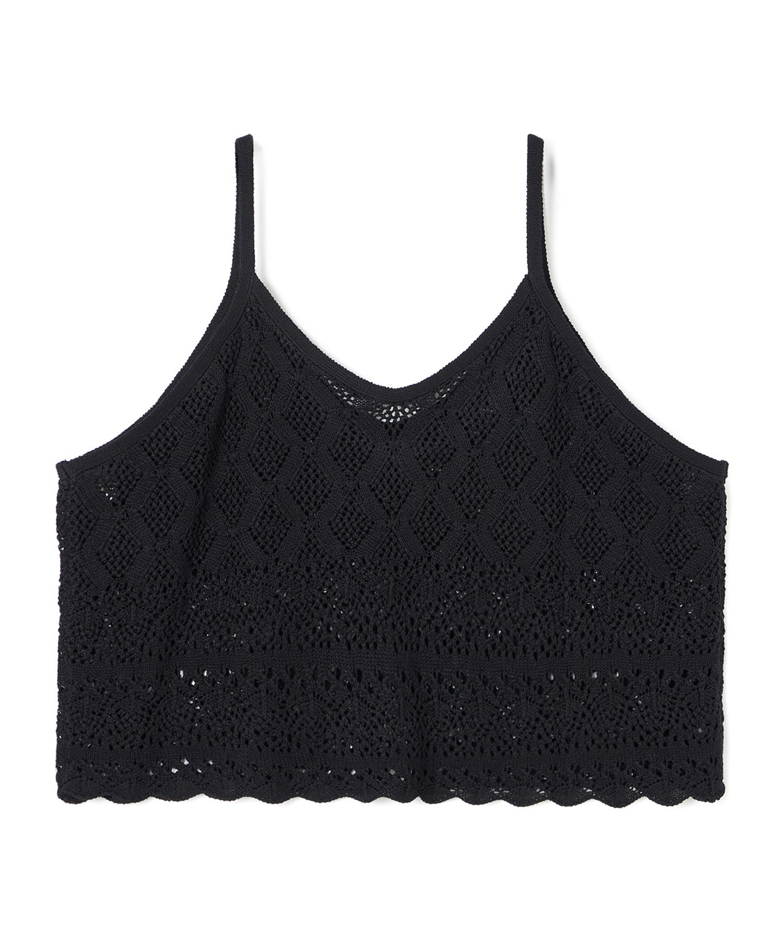 anyfee 【anyfee/大きいサイズ】クロシェ風ニットビスチェ&Tシャツセット_sub_24