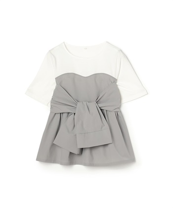 anyfee 【anyfee/大きいサイズ】シャツビスチェ巻き風プルオーバー_subthumb_23