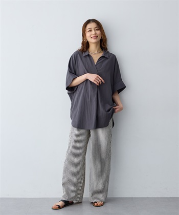 anyfee 【anyfee/大きいサイズ】ドルマンスキッパーブラウス_subthumb_8