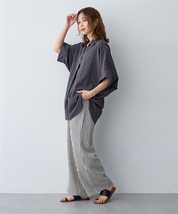 anyfee 【anyfee/大きいサイズ】ドルマンスキッパーブラウス_subthumb_11