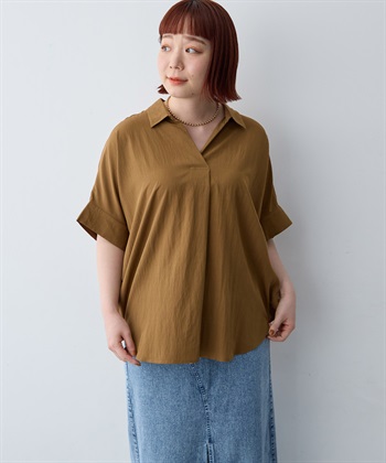 anyfee 【anyfee/大きいサイズ】ドルマンスキッパーブラウス_subthumb_17