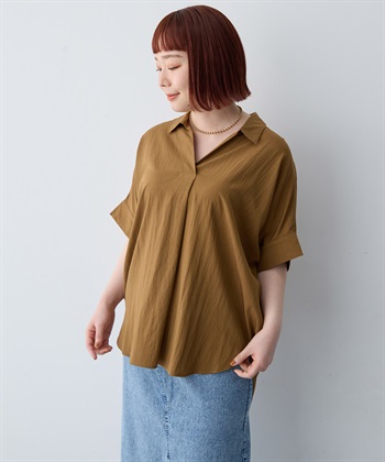 anyfee 【anyfee/大きいサイズ】ドルマンスキッパーブラウス_subthumb_18