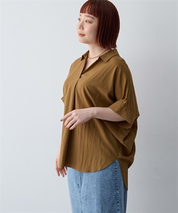 anyfee 【anyfee/大きいサイズ】ドルマンスキッパーブラウス_subthumb_19