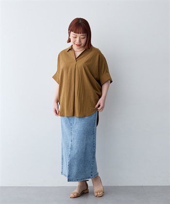 anyfee 【anyfee/大きいサイズ】ドルマンスキッパーブラウス_subthumb_22