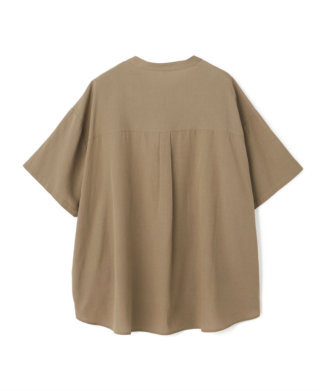 anyfee 【anyfee/大きいサイズ】ノーカラーゆるチュニックシャツ_sub_26