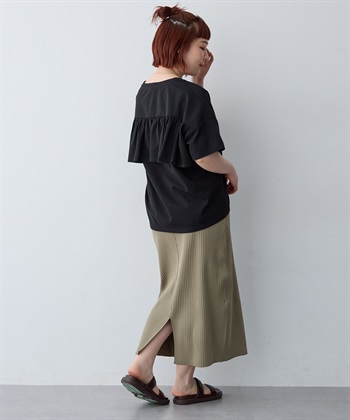 anyfee 【anyfee/大きいサイズ】バックフリルTシャツトップス_subthumb_18