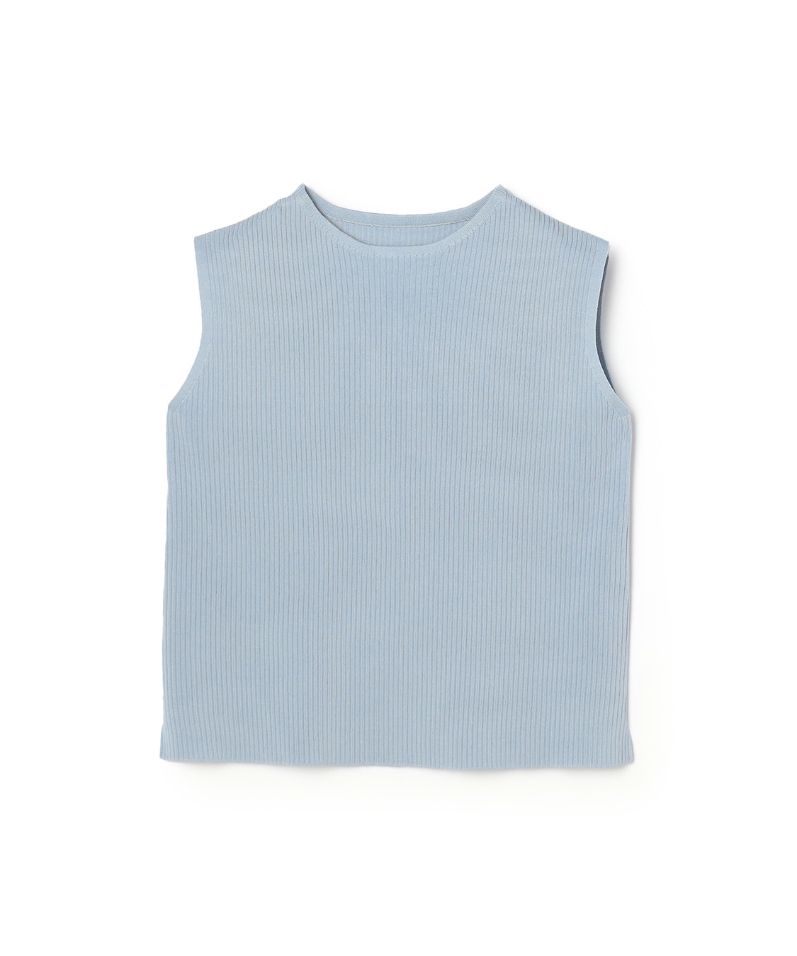 anyfee 【anyfee/大きいサイズ】リネンライククルーネックリブサマーニットタンク_sub_24