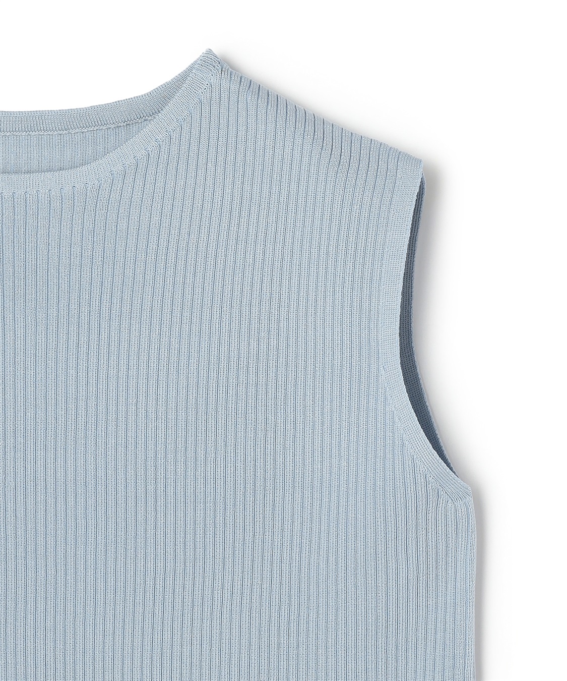 anyfee 【anyfee/大きいサイズ】リネンライククルーネックリブサマーニットタンク_sub_27