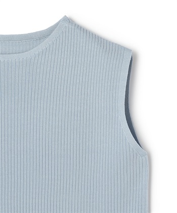 anyfee 【anyfee/大きいサイズ】リネンライククルーネックリブサマーニットタンク_subthumb_27