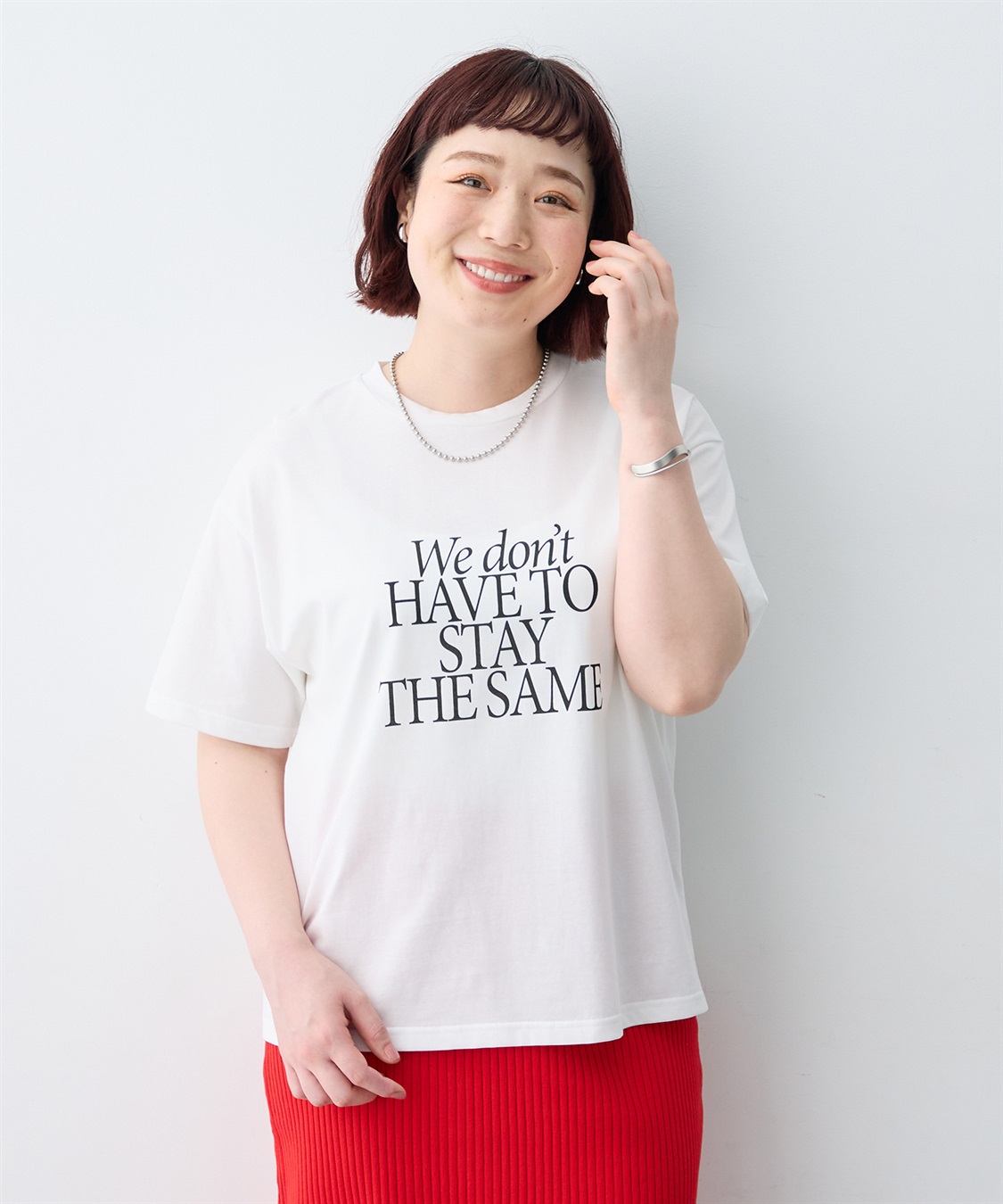 anyfee 【anyfee/大きいサイズ】選べる2柄・多機能プリント半袖Tシャツ《接触冷感・遮熱機能》_sub_22