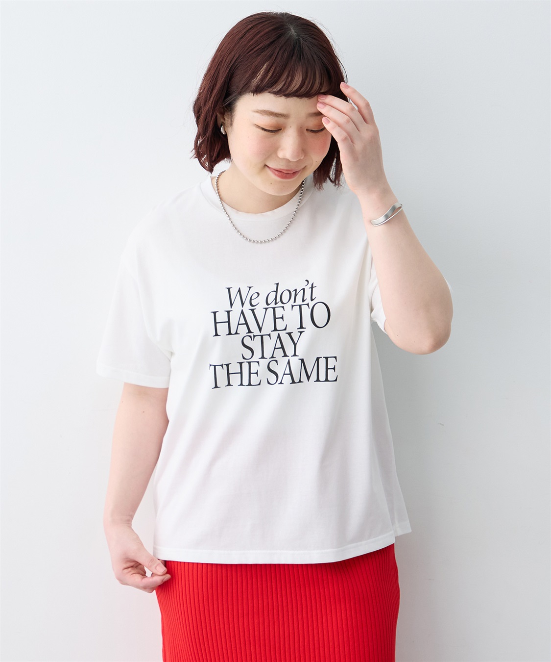 anyfee 【anyfee/大きいサイズ】選べる2柄・多機能プリント半袖Tシャツ《接触冷感・遮熱機能》_sub_24