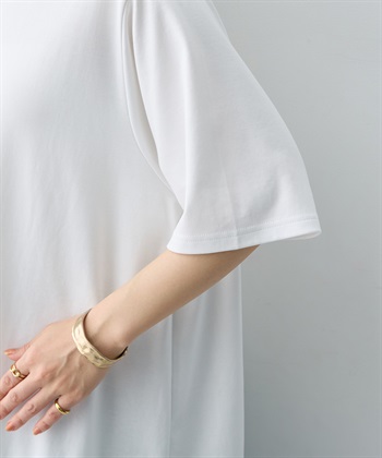 anyfee 【anyfee×HINAコラボ】アシンメトリー裾レースTシャツ《大きいサイズ》_subthumb_25