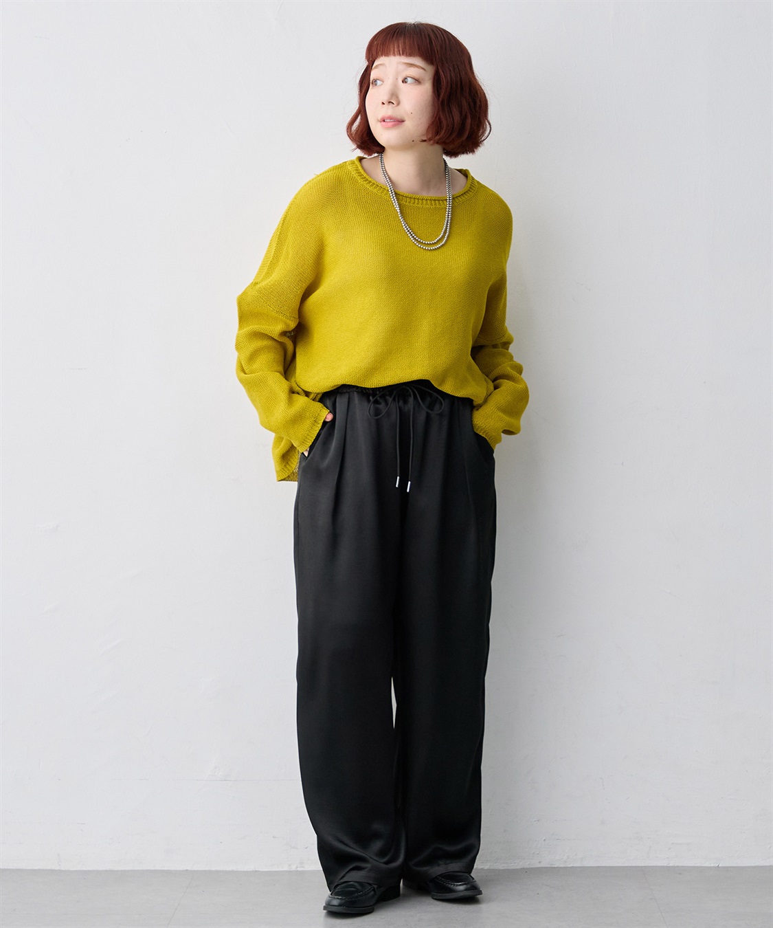 anyfee 【anyfee/大きいサイズ】サテンイージーパンツ_sub_13