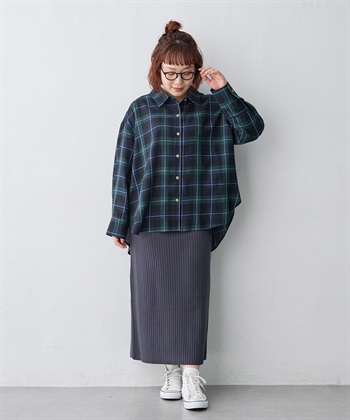 anyfee 【anyfee/大きいサイズ】リラックスフィットチェック柄シャツ_subthumb_9