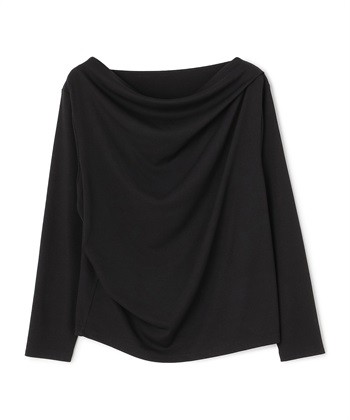 anyfee 【anyfee/大きいサイズ】リブドレープネック長袖Tシャツ（2026AW）_subthumb_26