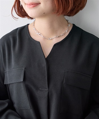 anyfee 【anyfee/大きいサイズ】ウーリッシュダブルポケットスキッパーシャツ《セットアップ対応/上下別売り》_subthumb_9