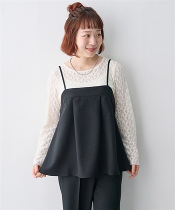 anyfee 【anyfee/大きいサイズ】ウーリッシュキャミビスチェ《セットアップ対応/上下別売り》（2026AW）_subthumb_4
