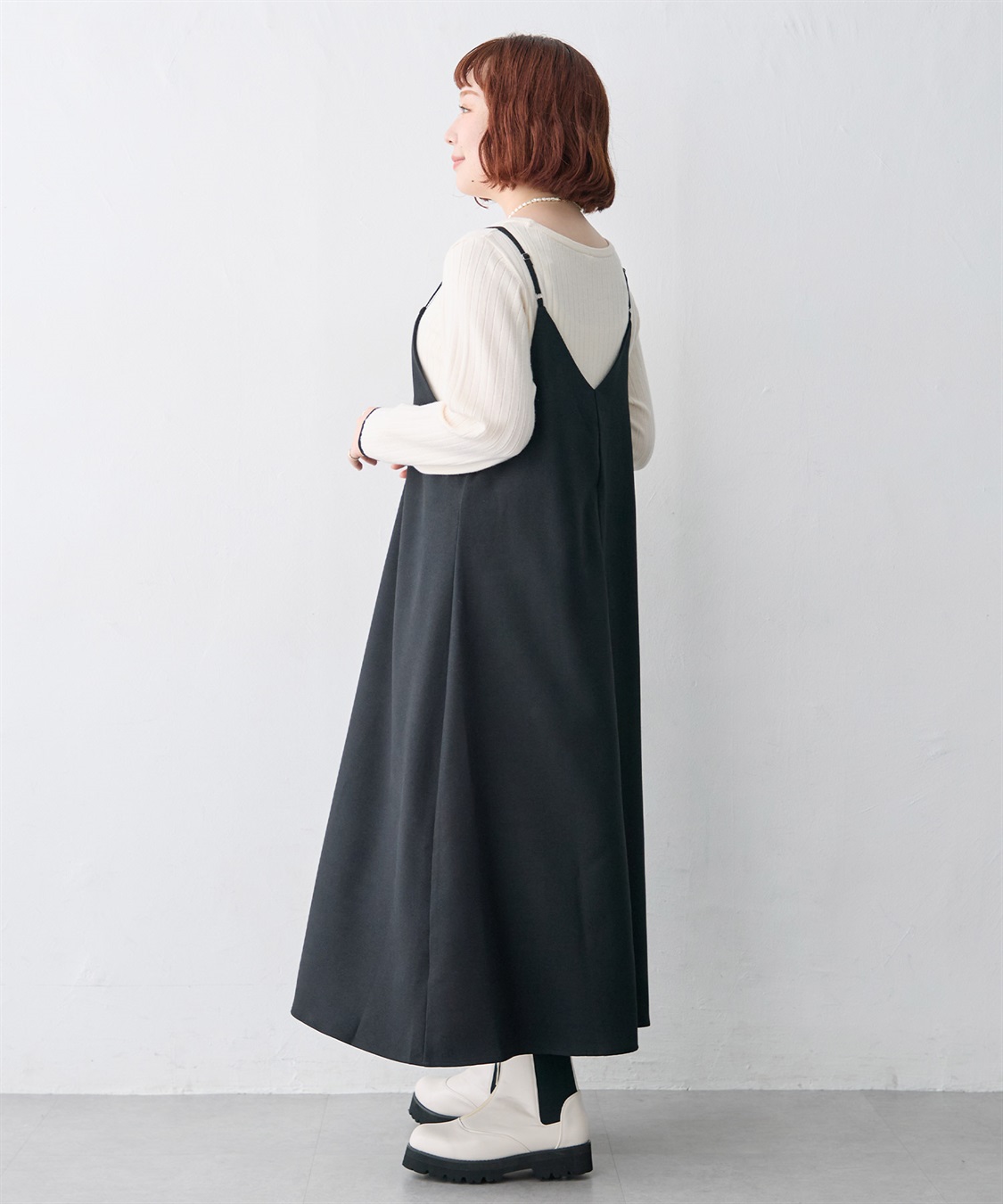 anyfee 【anyfee/大きいサイズ】ウーリッシュキャミワンピース《セットアップ対応/上下別売り》_sub_5