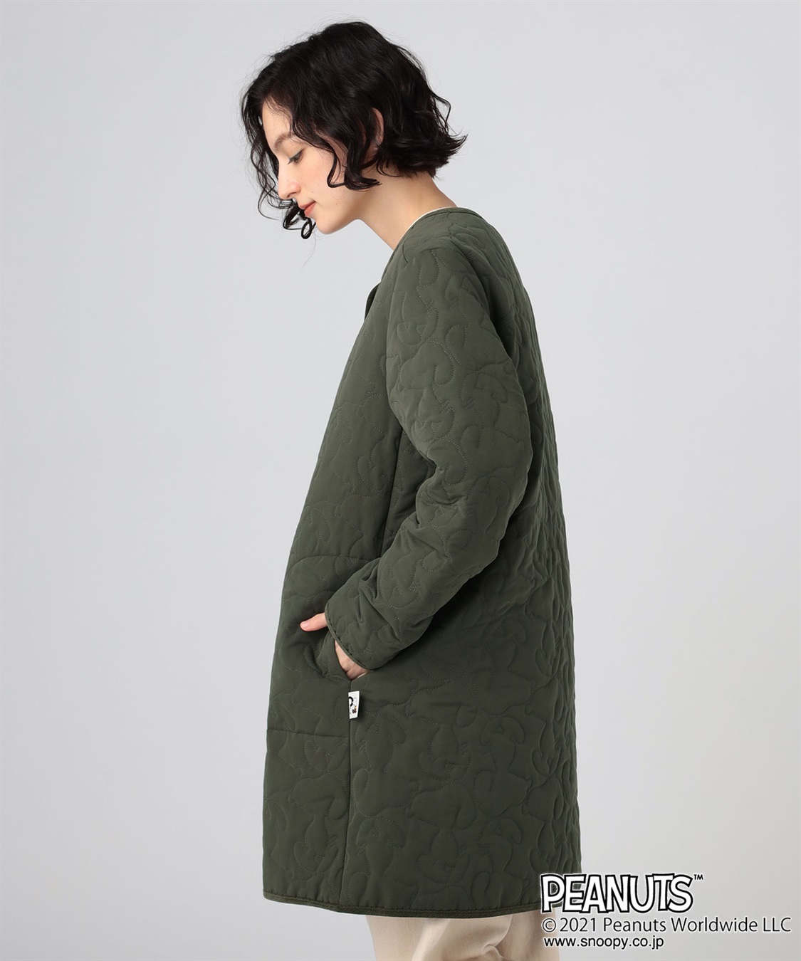 ピーナッツ Peanuts スヌーピーキルトジャケット Cross Marche クロスプラス公式通販サイト ピーナッツ Peanuts スヌーピーキルトジャケット Cross Marche クロスプラス公式通販サイト